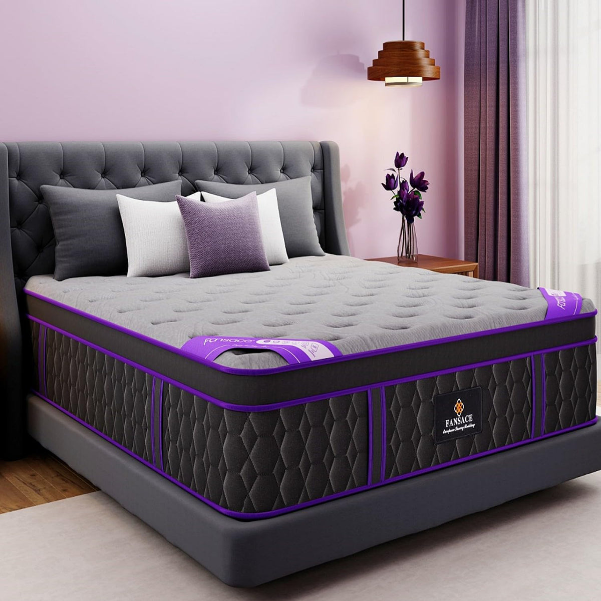 12 Inch Full Size Hybrid Mattress J976289