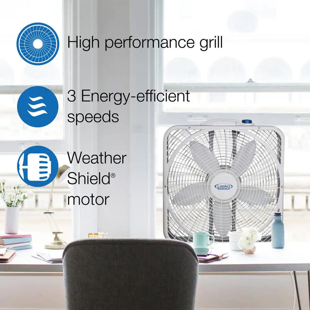 20" 3-Speed Box Fan O265371
