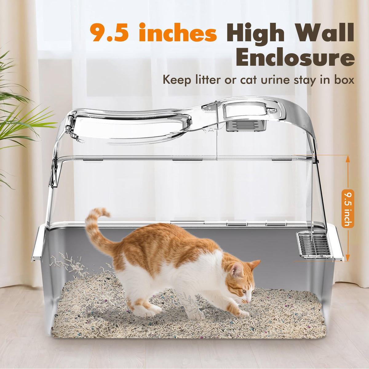 Stainless Steel Cat Litter Box 40L E352