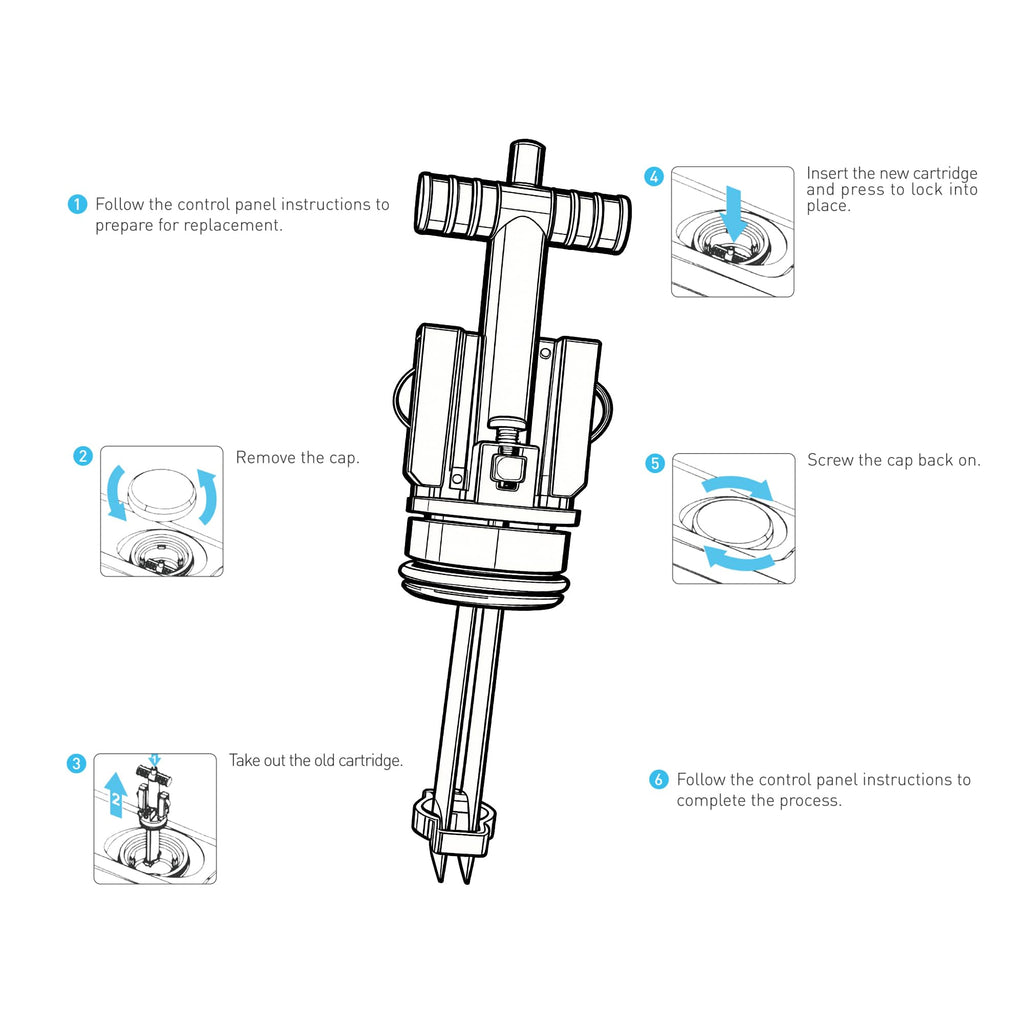 Salt Cartridge Replacement for Spas & Hot Tubs, 3 Pack U2490