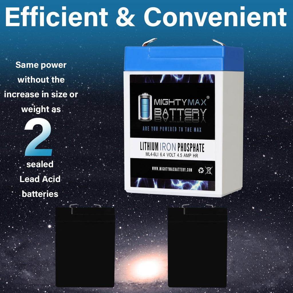 6V 4.5AH Lithium Replacement Battery J2786