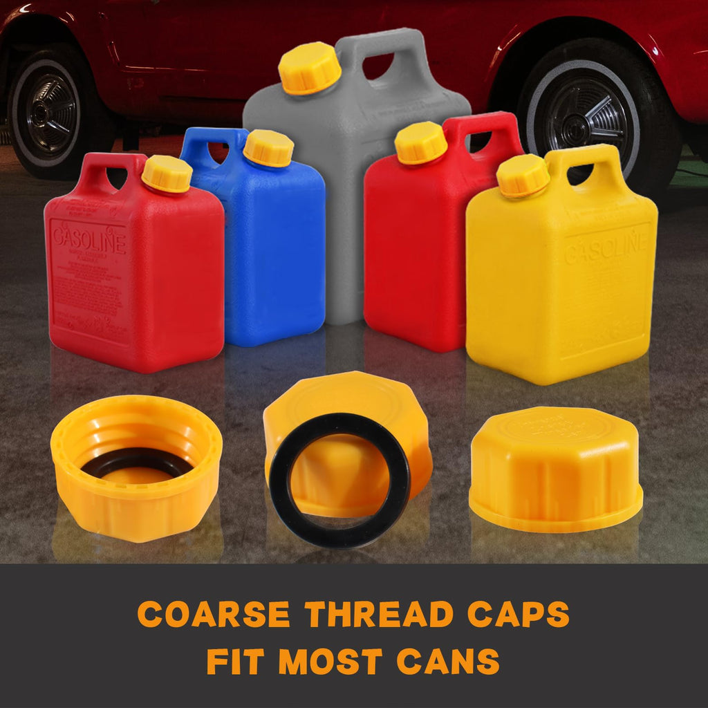 4 Pack 5 Gal Gas Can Replacement Caps X350