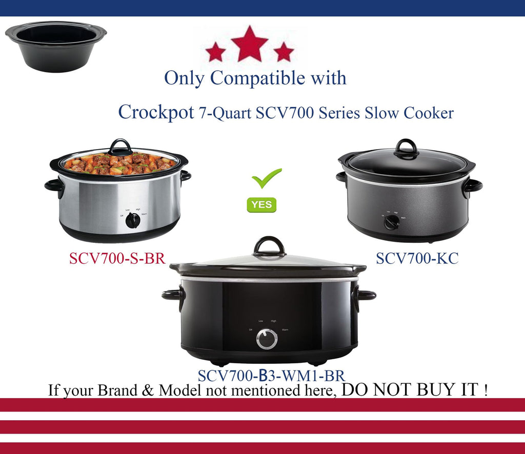 Ceramic Slow Cooker Pot Replacement 7 Quart K299960