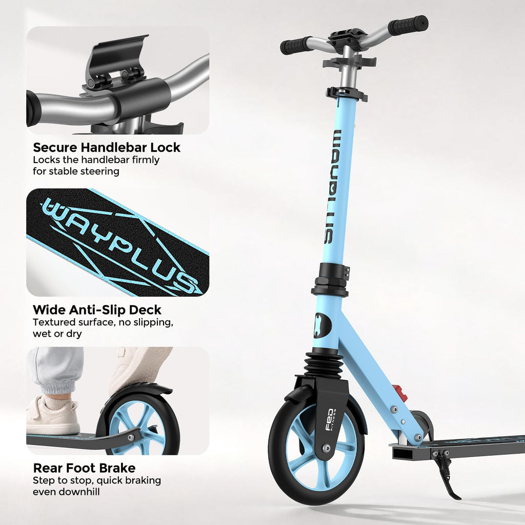 Kick Scooter with 8 Big Wheels K263803