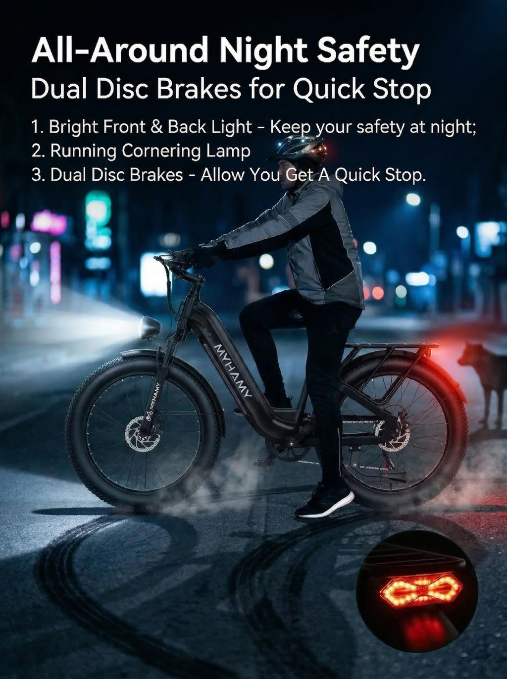 2000W Electric Bike 24 Fat Tire 48V 18Ah Step-Thru O1131