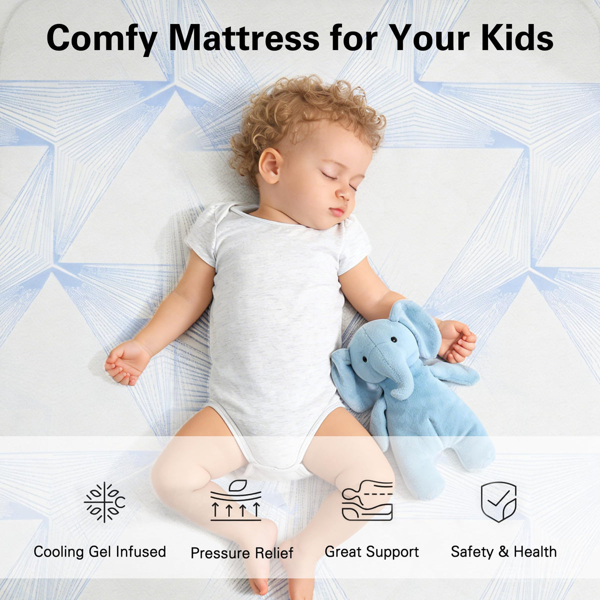 6 Inch Twin Memory Foam Mattress V469911
