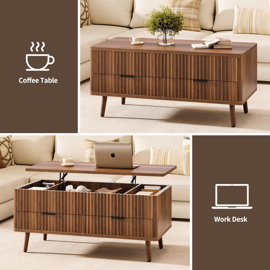 Lift Top Coffee Table with Storage S718306