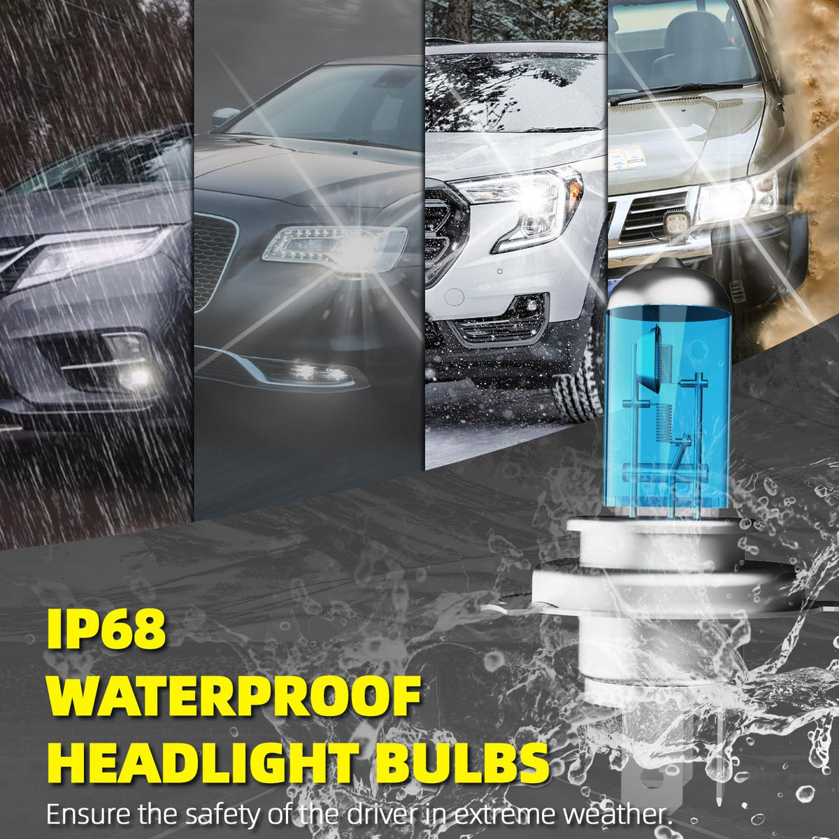 9003 High Low Beam Halogen Headlight Bulbs 2PCS M486020