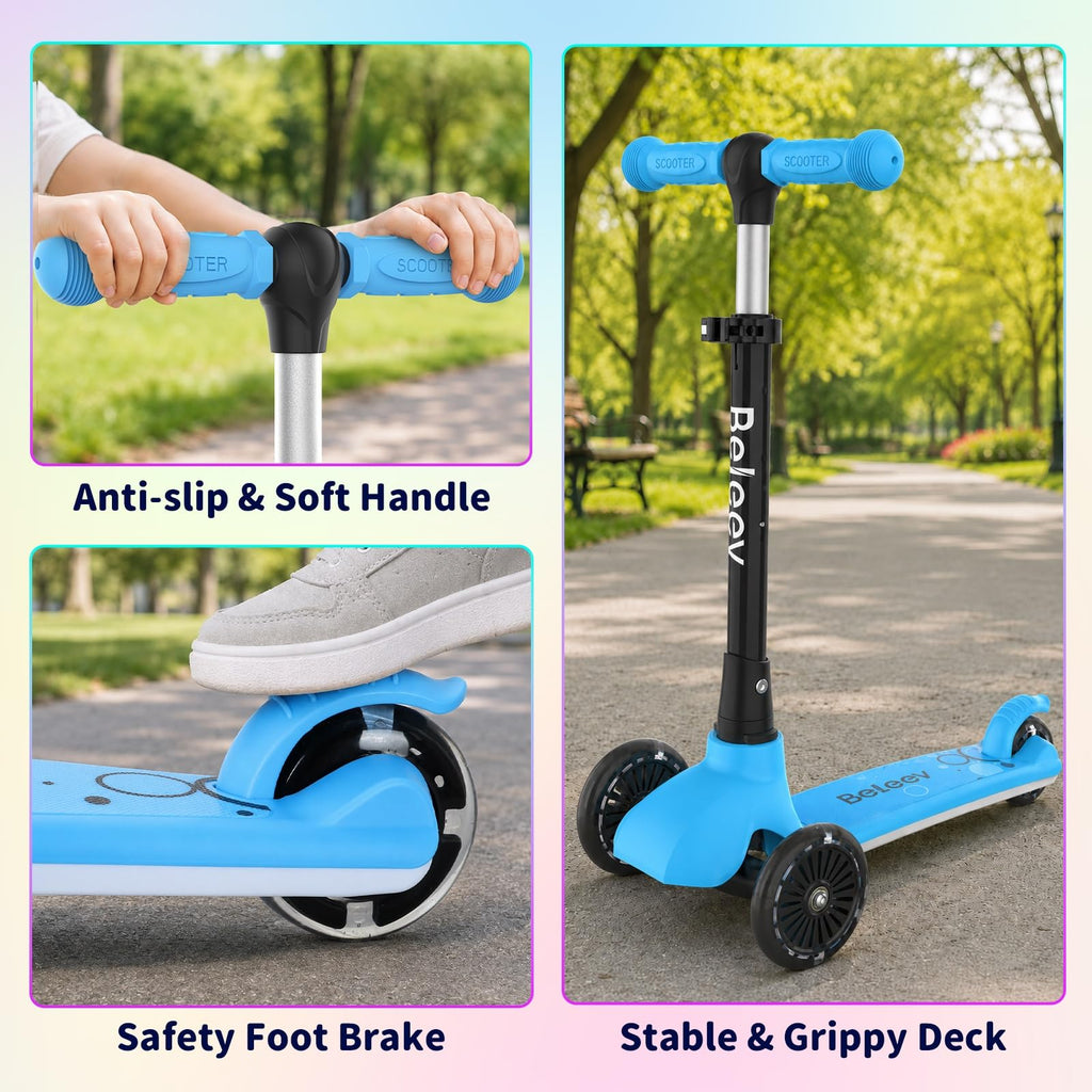 Light Up Deck & Wheels Scooter A616003