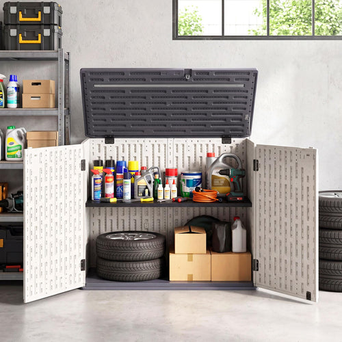 20 Cu.Ft Outdoor Storage Cabinet with Adjustable Shelf V65039