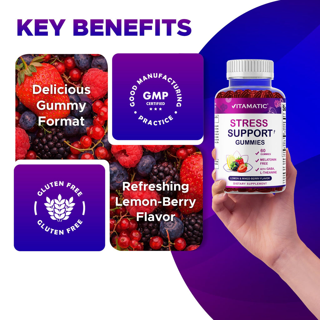 Lemon & Mixed Berry Flavor 60 Gummies Vegan Non-GMO Gluten-Free I50120