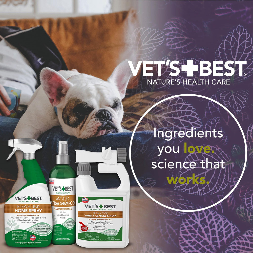 Flea & Tick Shampoo for Dogs 16 oz T7272