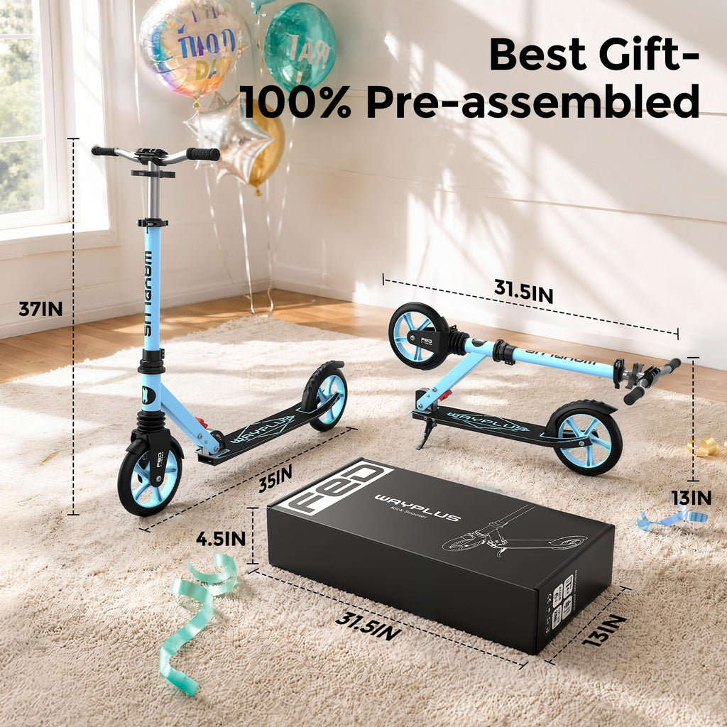 Kick Scooter with 8 Big Wheels K263803