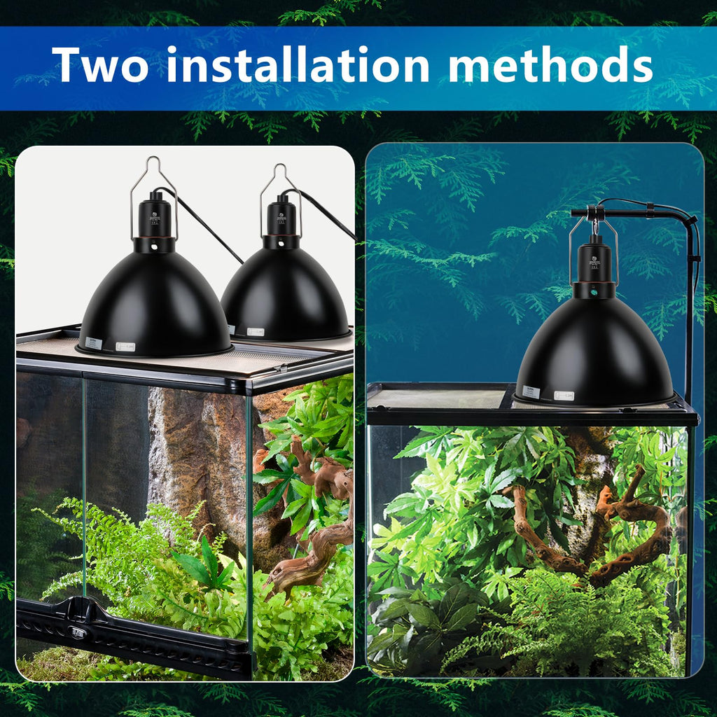 8.5 inch Reptile Heat Lamp Fixture L936