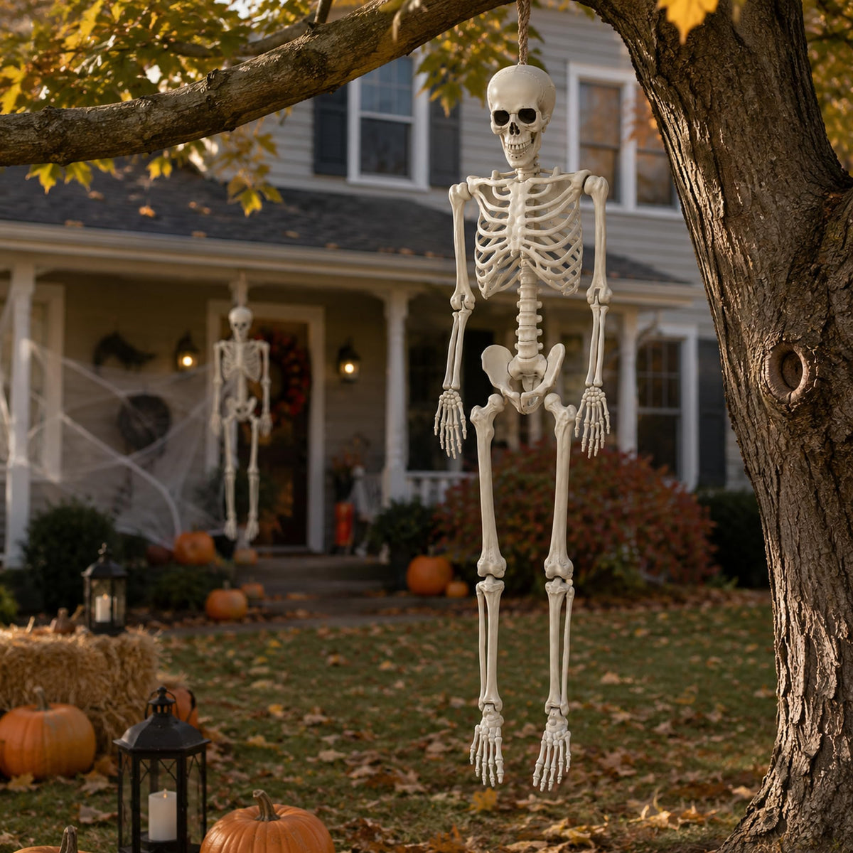 Life Size Poseable Skeleton with Movable Joints U420