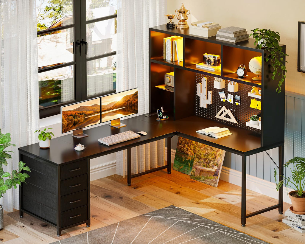 63" L Shaped Desk N119