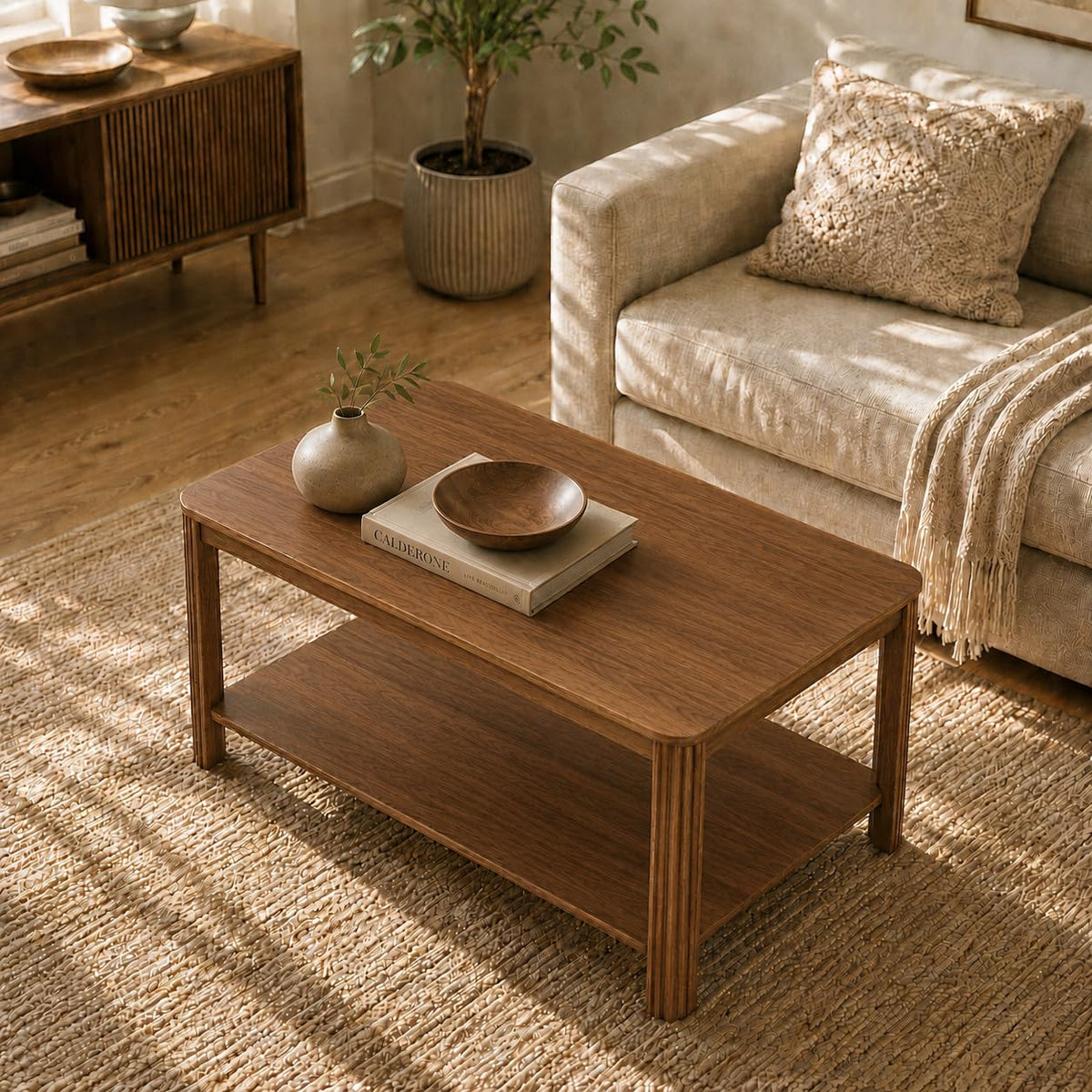Walnut Coffee Table I208