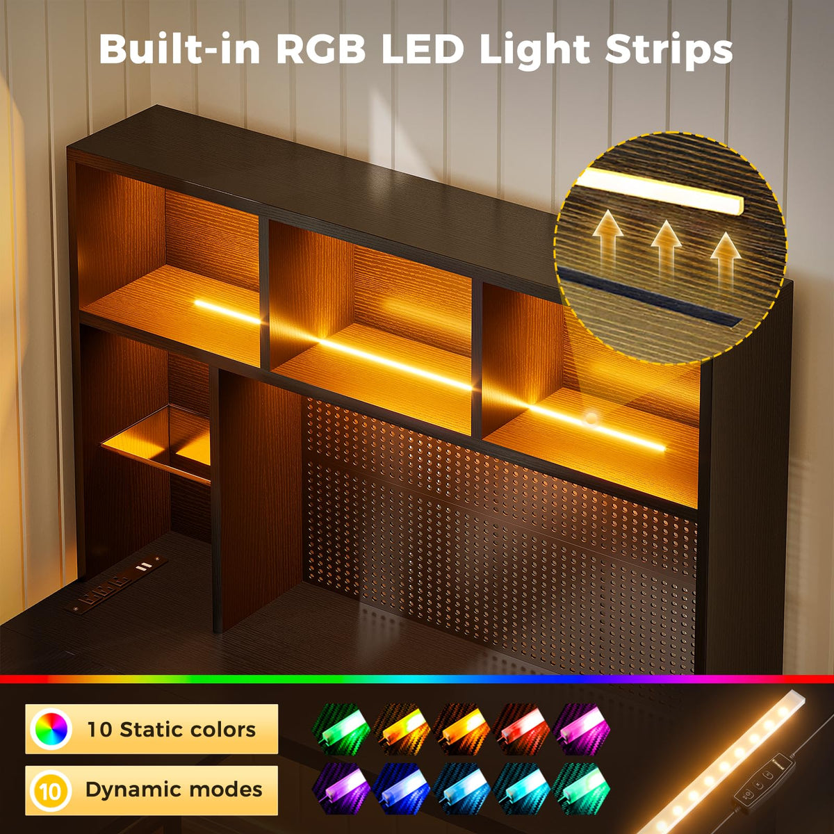 63" L Shaped Desk N119