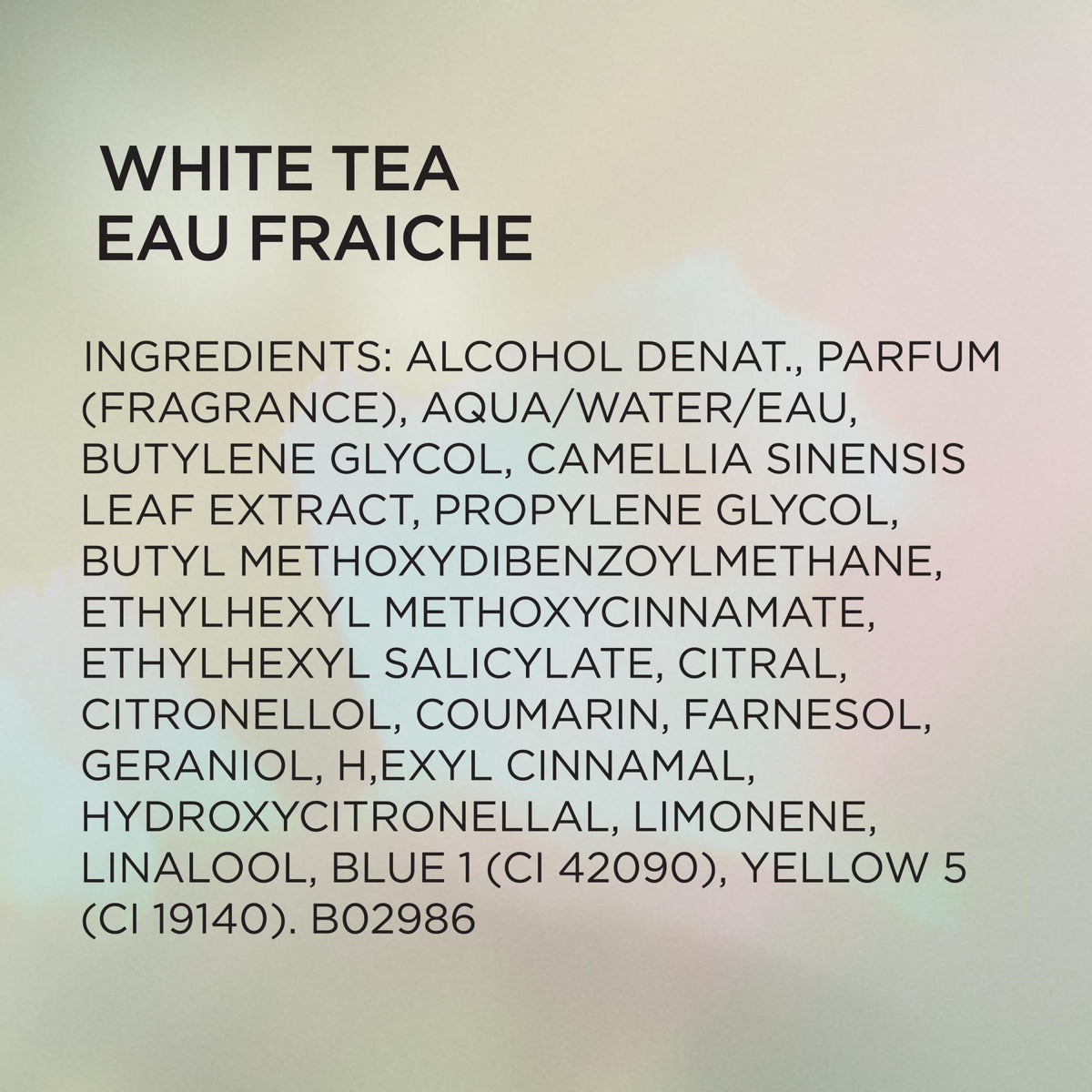 White Tea Eau De Toilette Women's Perfume Spray B29471