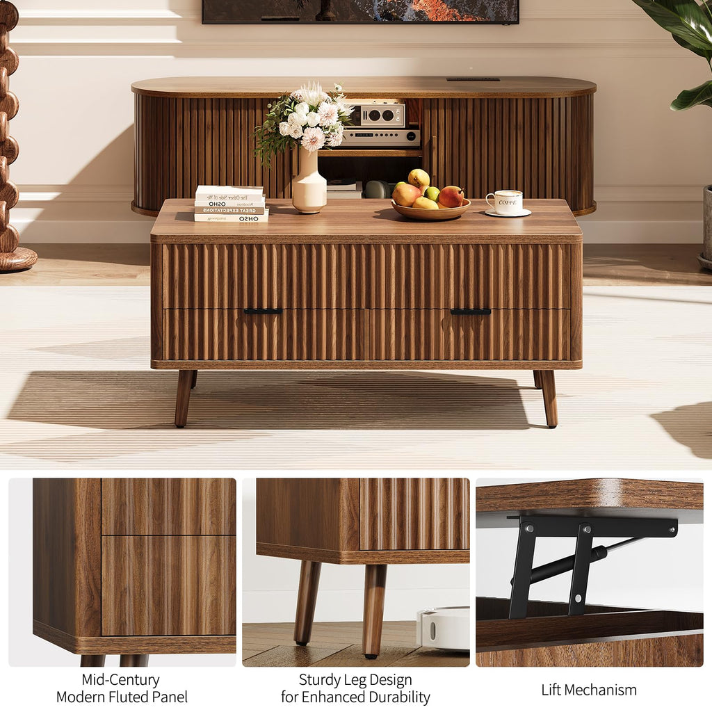 Lift Top Coffee Table with Storage S718306
