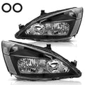 Black Clear Headlight Assembly Y364