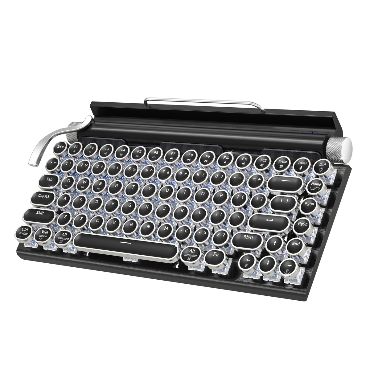 Wireless Bluetooth Mechanical Keyboard with Blue Switches, Black L2884