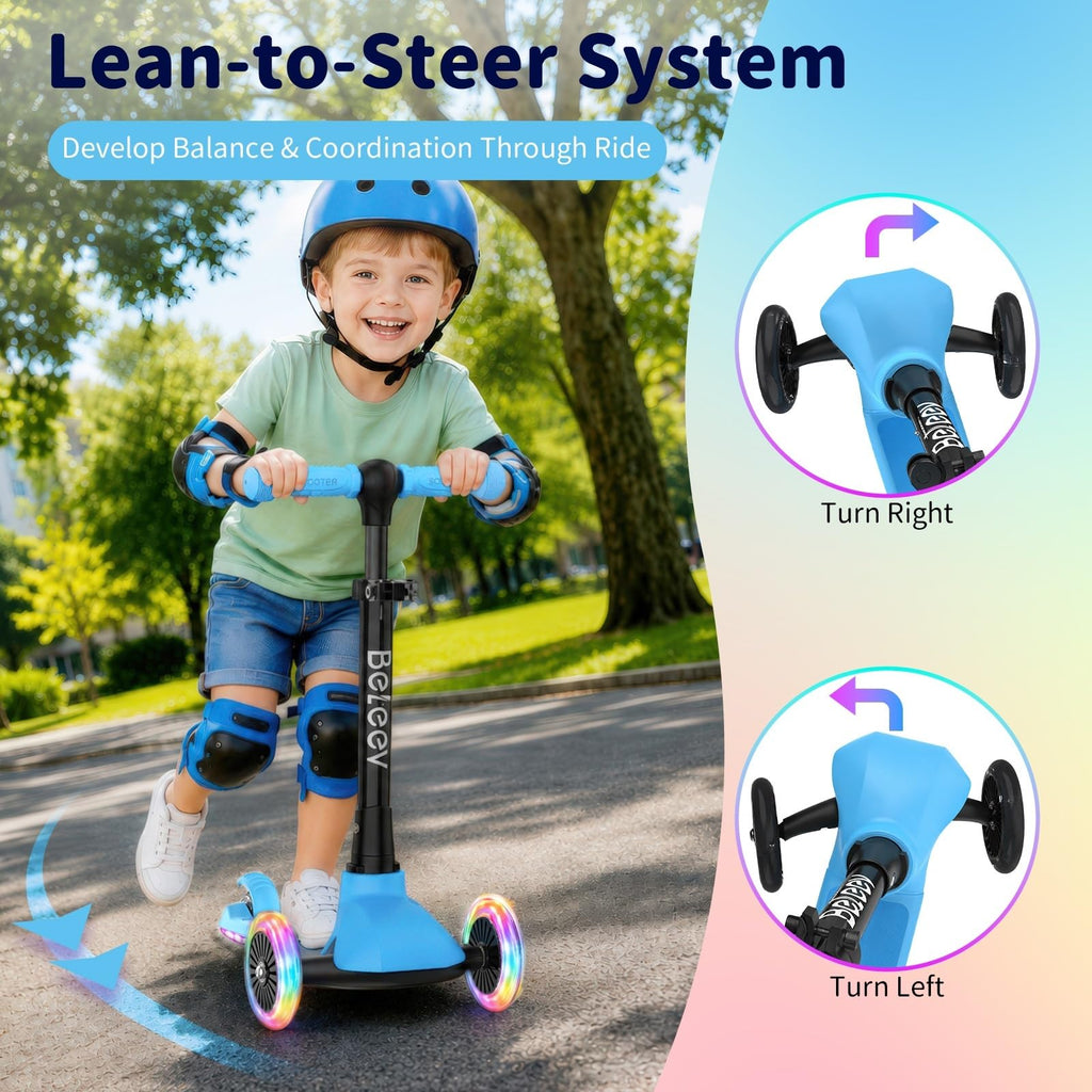 Light Up Deck & Wheels Scooter A616003