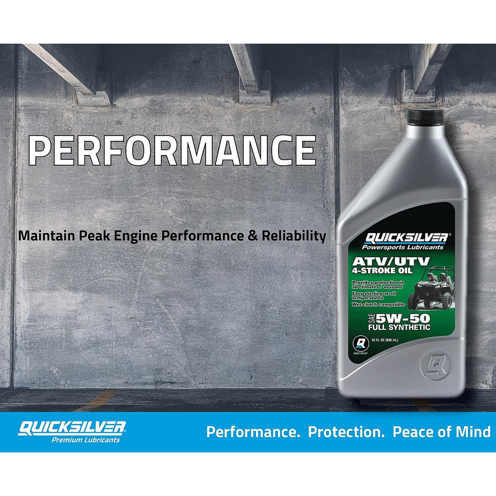 5W-50 Full Synthetic 4-Stroke Engine Oil, 1 Quart Y7939