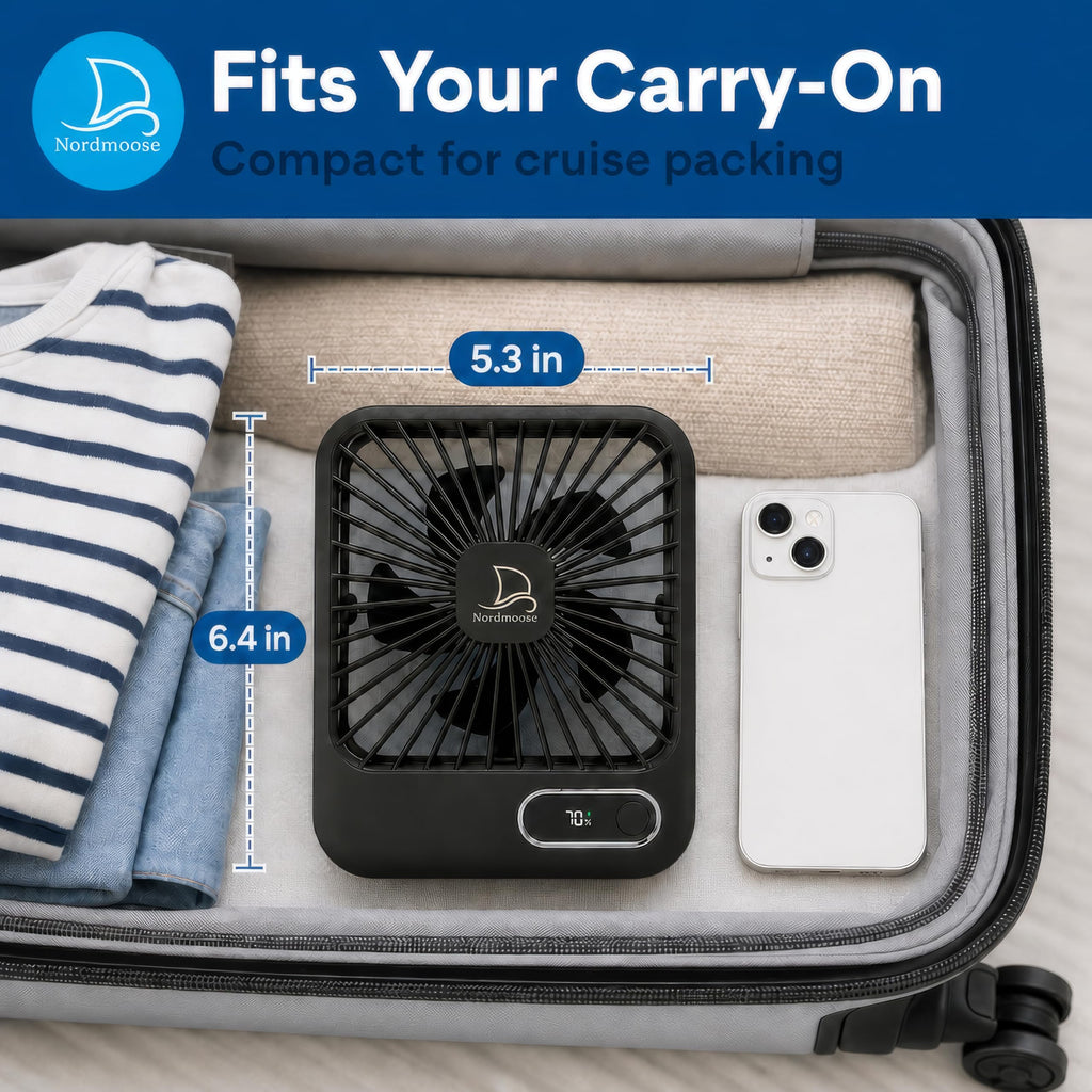Portable USB Rechargeable Fan with Magnetic Hook M8142